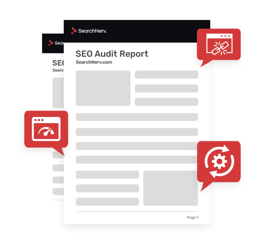 SEO Audit Report Graphic @ SearchNerve